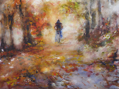 Painting-Landscape-Autumn Path