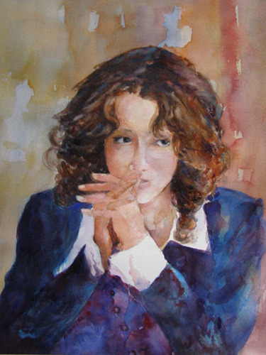 Painting-Portrait-Jennifer Beals