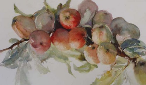 Painting-Floral-Really Fresh Apples