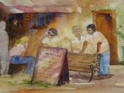 Painting-Figurative-Lunch Special