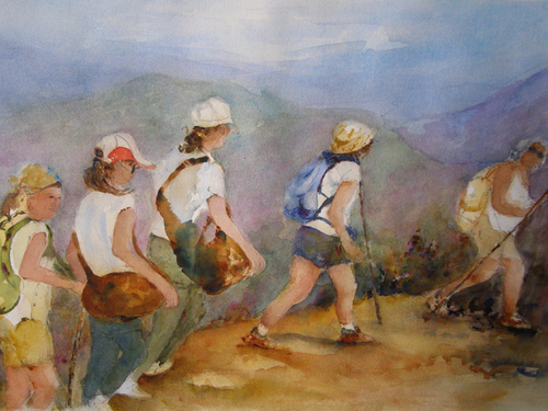 Painting-Landscape-Are we there yet?