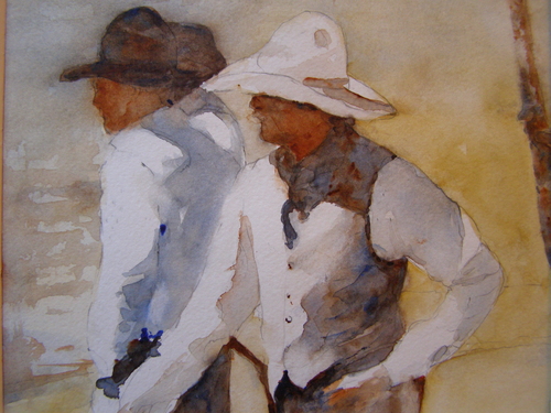 Painting-Figurative-CowboysI