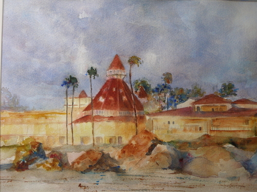 Painting-Landscape-Hotel del Coronado