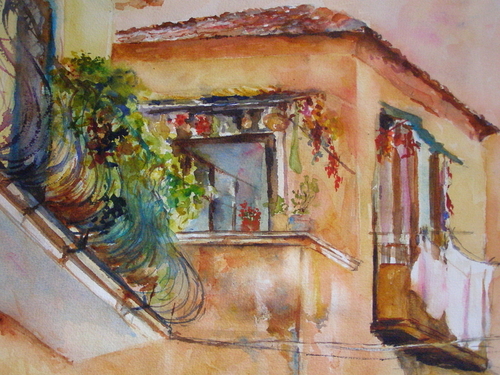 Painting-Cityscape-Sorrento House