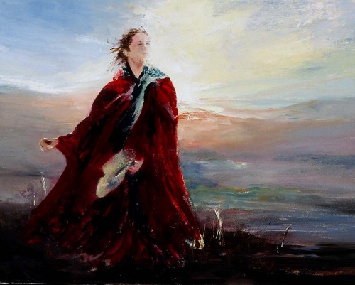 Painting-Figurative-The Red Cloak