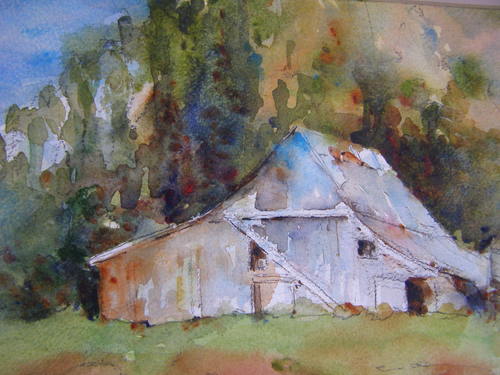 Painting-Plein Air-Chick's Barn