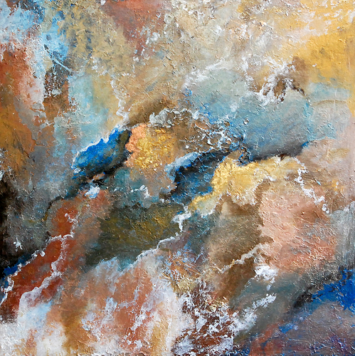 Painting-Abstract-Metallic Marble Inspiration