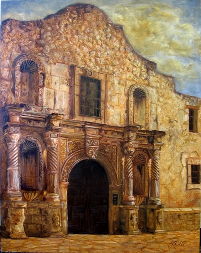 Painting-Southwestern-Alamo