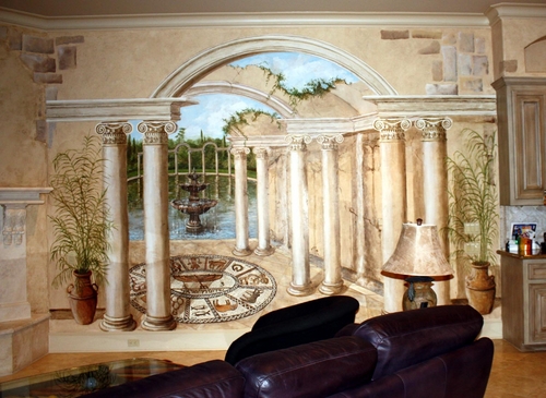 Painting-Ancient ruins