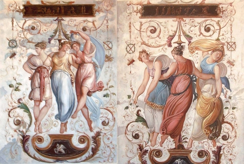 Painting-Neoclassical panels