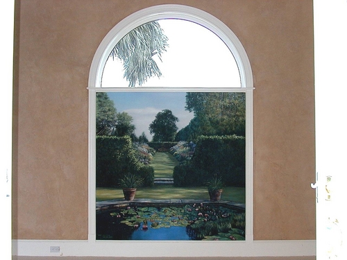 Painting-Landscape-Garden view