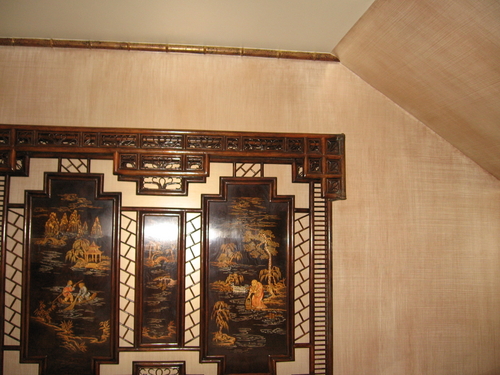 Decorative-Faux silk walls