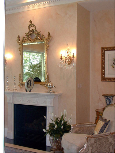 Decorative-Color-glazed living room