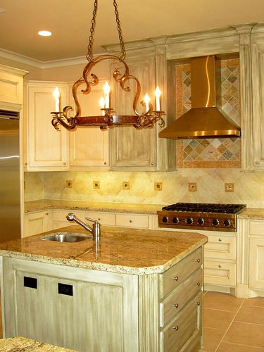 Decorative-Antiqued cabinetry