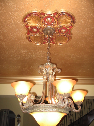 Decorative-Gilded medallion