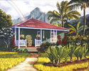 Painting--Oil-LandscapeHanalei Hale