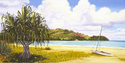 Painting--Oil-LandscapeSunny Day in Hanalei