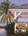 Painting--Oil-CityscapeCaribbean Cafe
