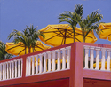 Painting--Oil-CityscapeBalcony Cafe