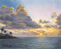 Painting--Oil-SeascapeTropical Sunset