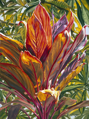 Painting-Floral-Tropical Ti