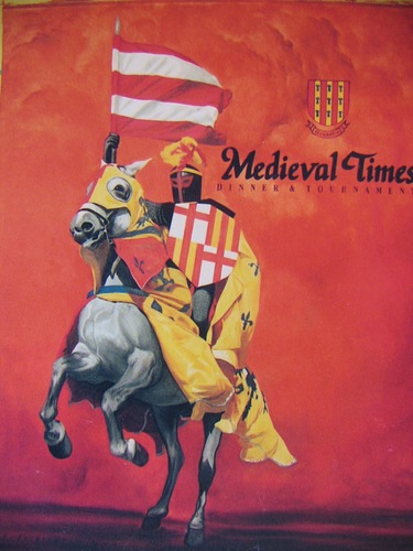 Painting-Medieval Times mural