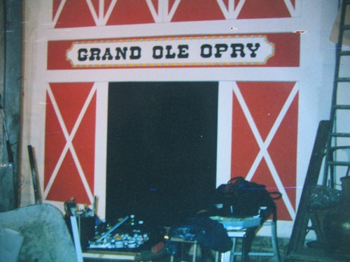 Painting-Backdrop for the Grand Ol' Opry