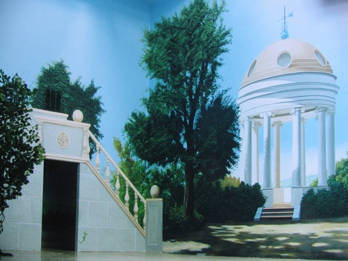 Painting-Woodmere Synagogue-Catering room stage