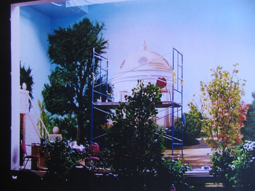 Painting-Woodmere Synagogue-Catering room stage