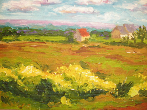 Small Landscape of a Valley in Normandy