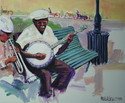 Painting--Oil-PortraitCafe Du Monde<br>N' Orleans