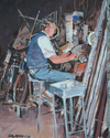 Painting--Acrylic-PortraitCarini, Sicily home business