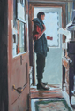 Painting--Acrylic-PortraitClint at morning light