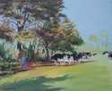 Painting--Acrylic-LandscapeBucks County, PA. Farm
