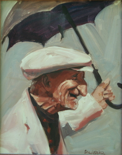 Painting-Street Performer