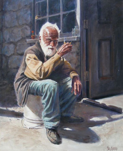 Painting-Figurative-The Landowner