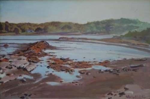 Painting-Landscape-Deer Isle Causeway
