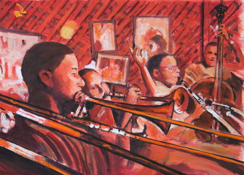 Painting-Portrait-Boneparte's Retreat<br>N. Orleans