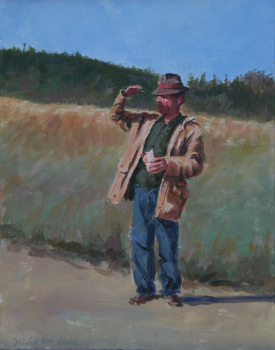 Painting-On the road to Corleone