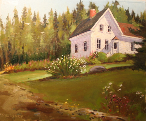 Painting-Landscape-Indian Run Road