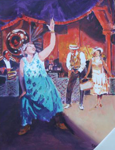 Painting-Figurative-One Mo' Time