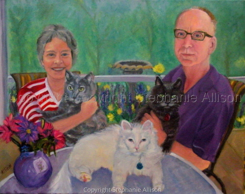 Painting-Figurative-Gordon's Cats