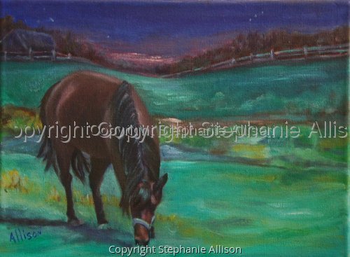 Painting-Animals-Moonlight Snack