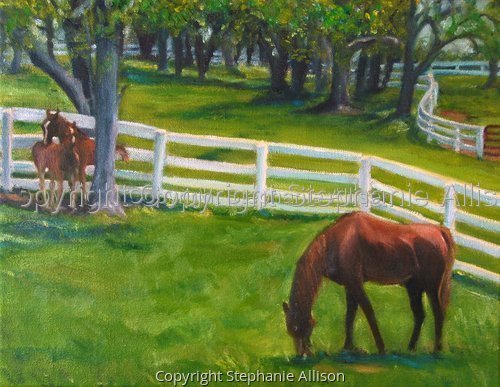 Painting-Animals-Springtime at Undulata Farm