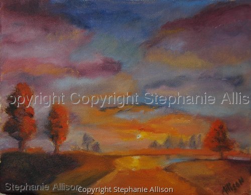 Painting-Landscape-Afterglow
