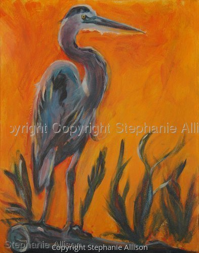 Painting-Wildlife-Great Blue