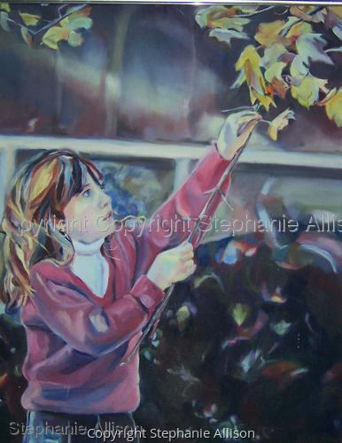 Painting-Portrait-Leaf Painter