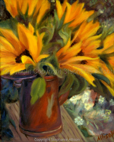 Painting-Floral-Sunflowers