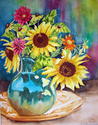 Sandy Coulter - Sunflowers in Pitcher