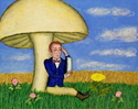 Painting--Acrylic-FantasyMushroom Fairy